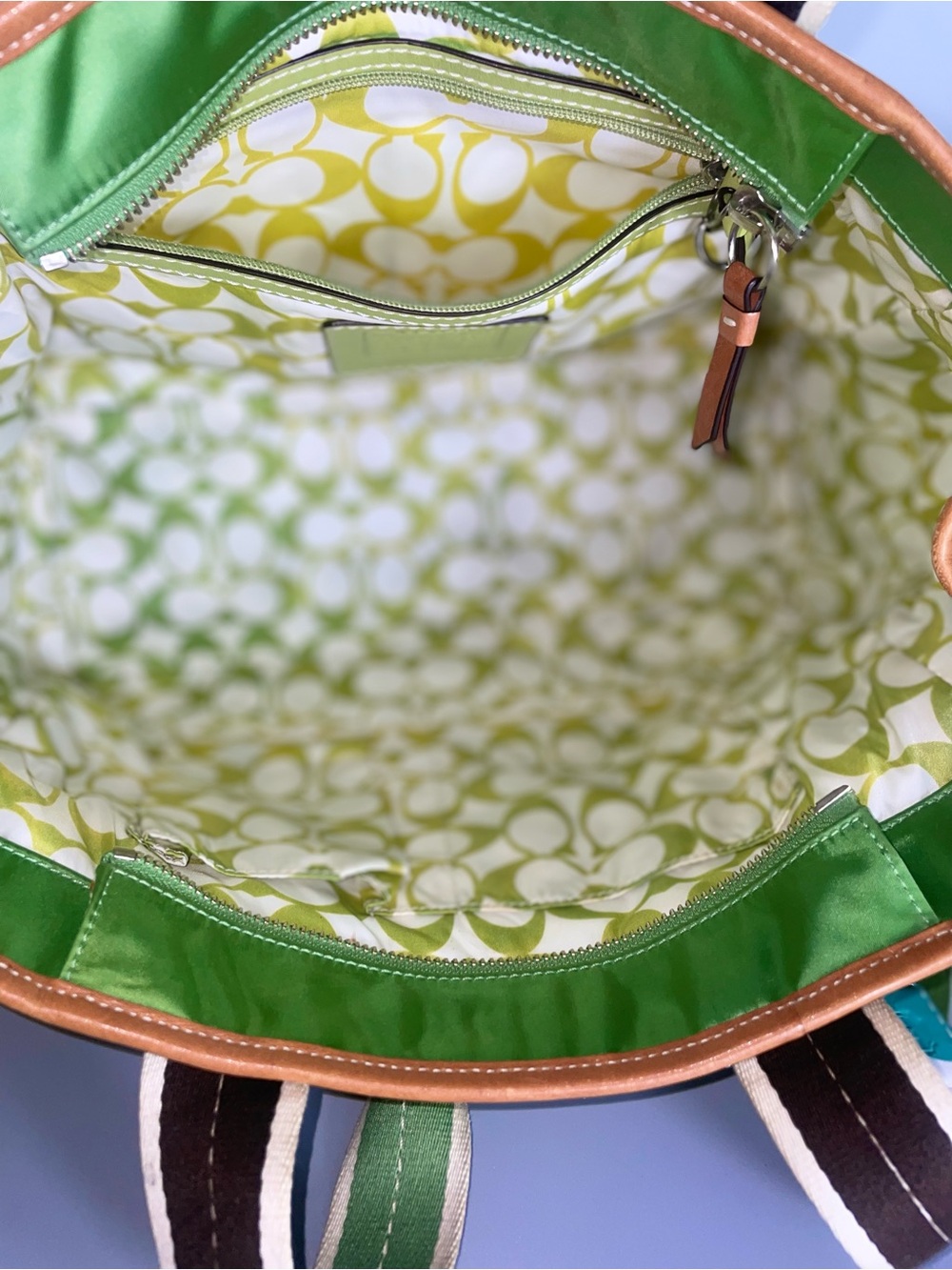 Vintage Coach Hampton Sateen Tote Bag - Picture 2 of 16